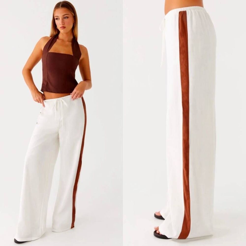 NWT Peppermayo Dalida Linen Pants US 0